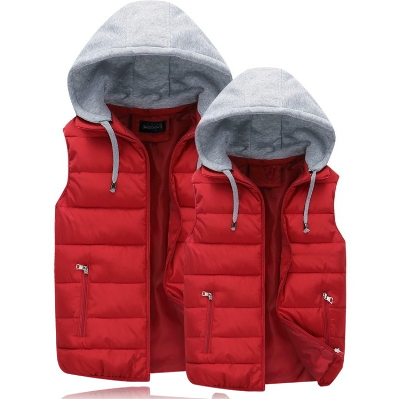 Puffer Vest Padded - 다운 코튼 패딩 재킷 후드 여성
