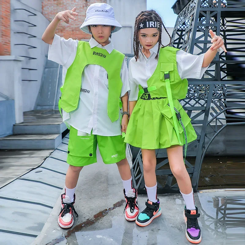 Street Fashion For Boy - 어린이 패션 스트리트웨어 힙합 의상, 소년