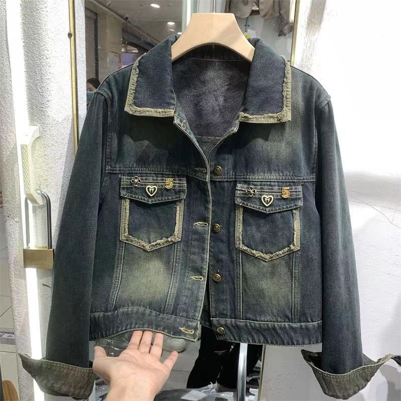 Street Fashion Hong Kong - 패션 스트리트 데님 재킷 여성용 봄