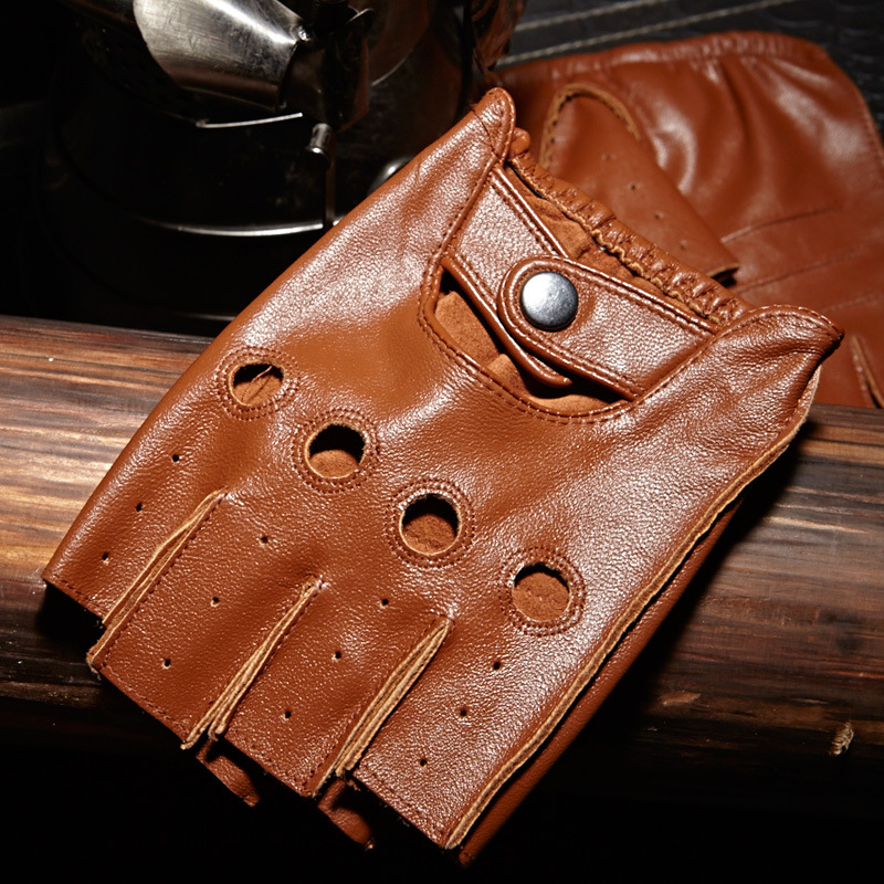 Street Fashion Gloves - 고품질 남자의 반 손가락 장갑 통기성