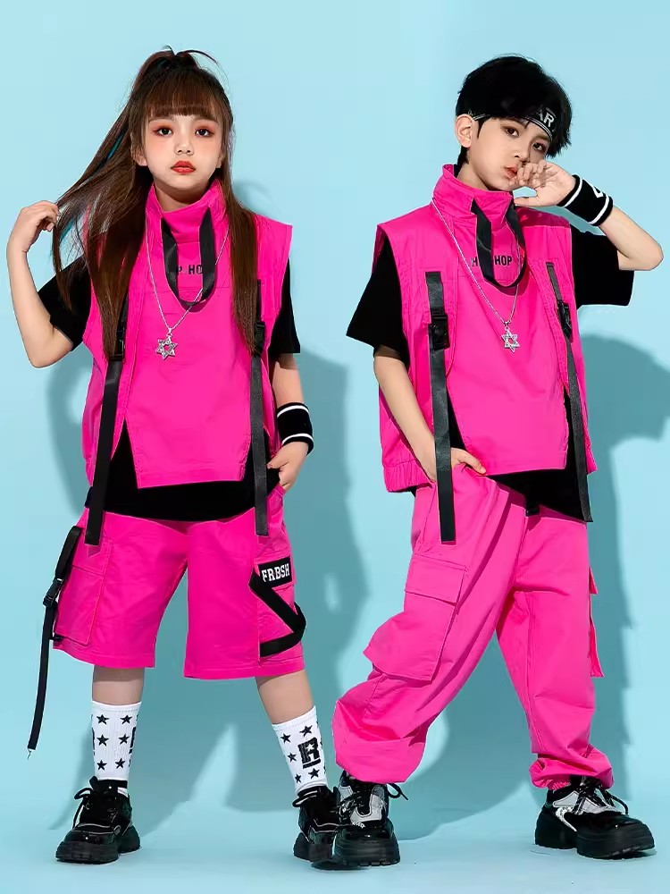 Street Fashion For Boy - 어린이 힙합 의상 소년 소녀 재즈