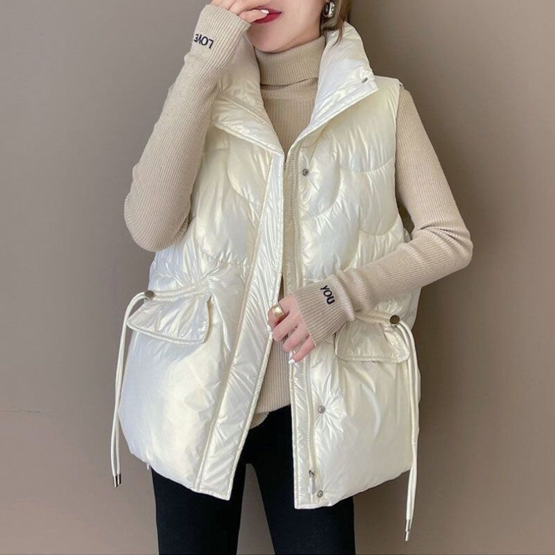 Puffer Vest Padded - 2024 신상 다운 코튼 조끼 여성