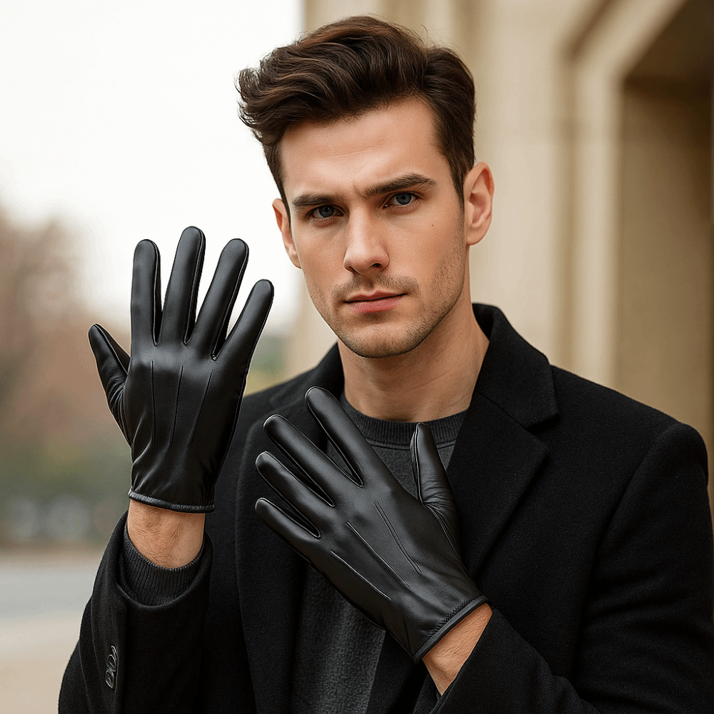 Street Fashion Gloves - 패션 블랙 드라이빙 장갑 펑크 쿨