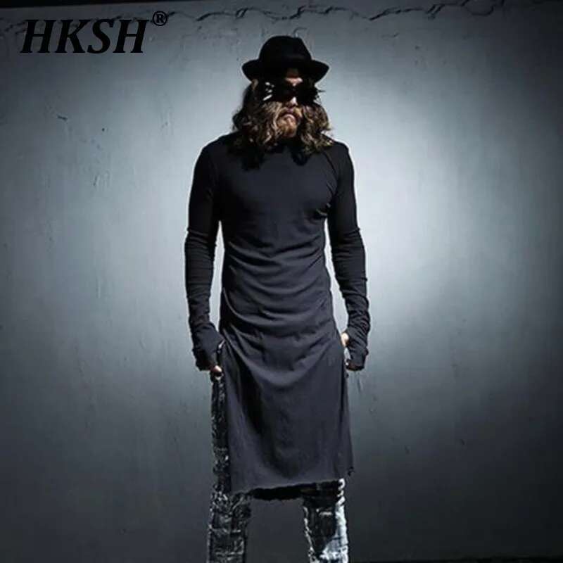 Street Fashion Gloves - HKSH 남성용 용수철 타이드 다크 맞춤형