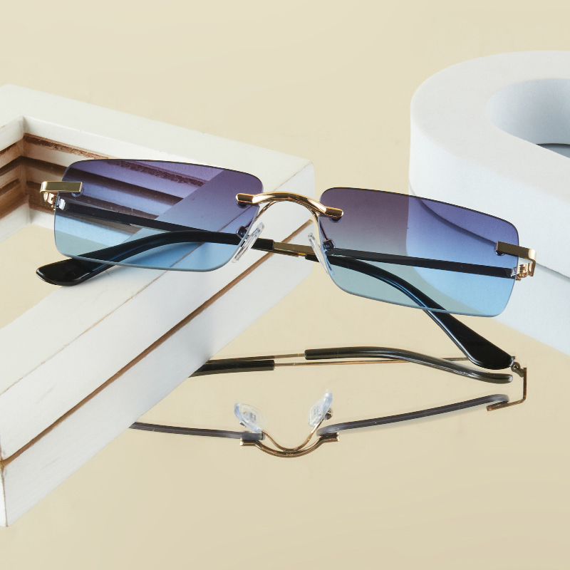 Street Fashion Glasses - 1개 남성용 패션 안경 새로운 메탈