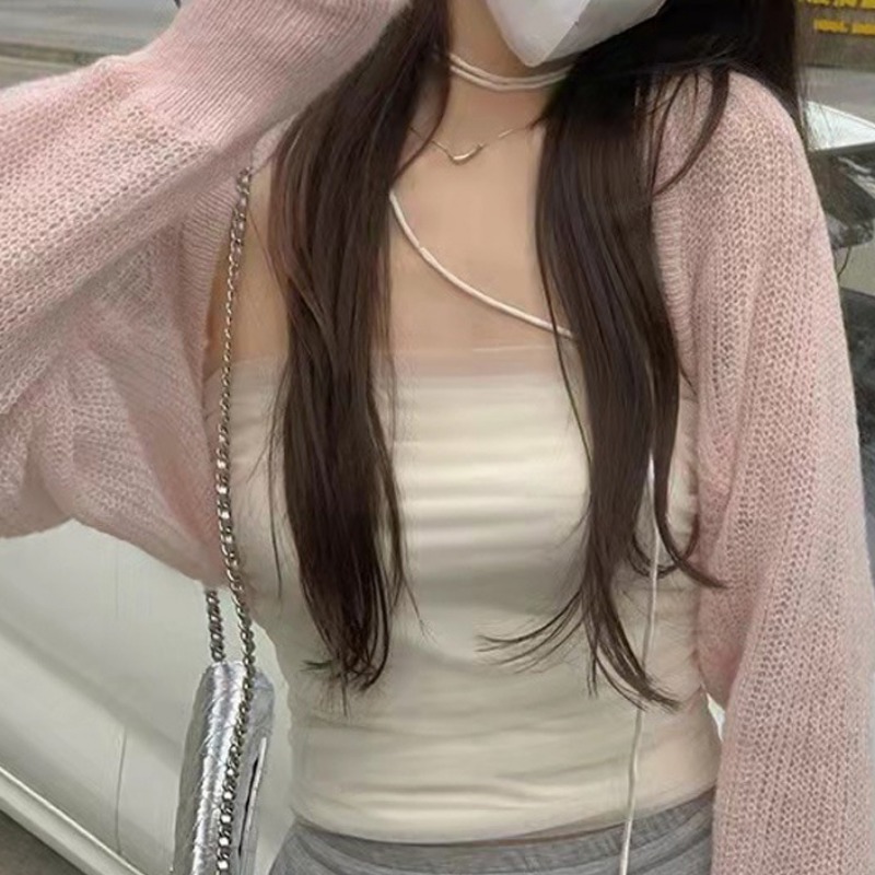 여성용 한국 스타일 카디건, 올매치 솔리드 디자인, 용 - Street Fashion Korean Girl 리뷰 및 가격
