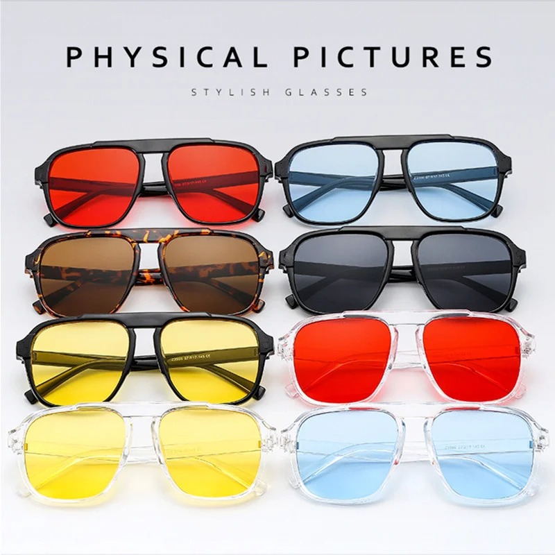 새로운 오버사이즈 프레임 선글라스 클래식 여성용 스포츠 - Street Fashion Glasses 리뷰 및 가격