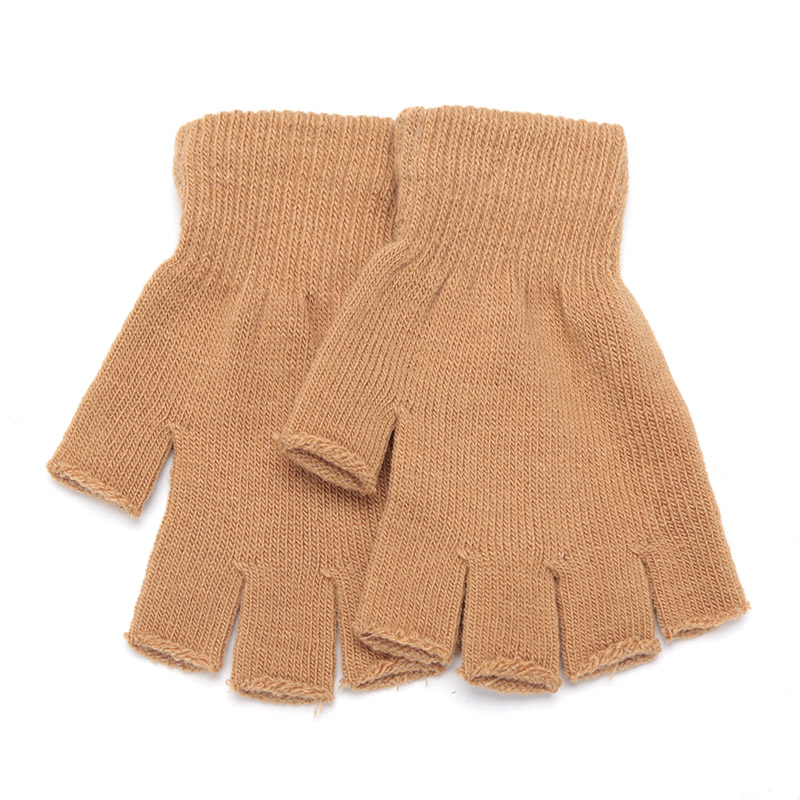 유니섹스 블랙 반손가락 장갑 울 니트 코튼 겨울용 따뜻 - Street Fashion Gloves 리뷰 및 가격