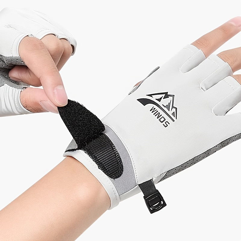 남녀공용 손가락 없는 장갑, 자외선 차단 반장갑, 낚시 - Street Fashion Gloves 리뷰 및 가격