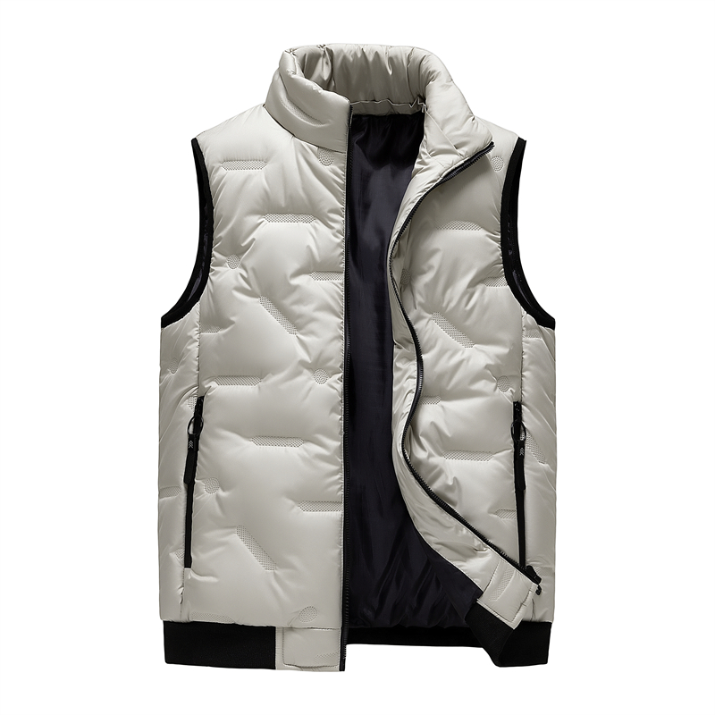 겨울용 따뜻한 남성 민소매 파카 두꺼운 지퍼 다운 조끼 - Puffer Vest Padded 리뷰 및 가격
