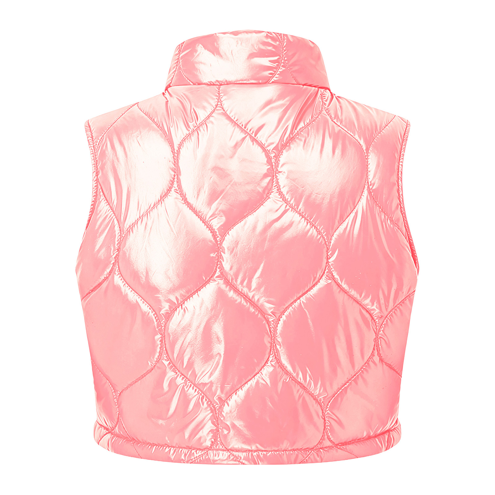 여성용 겨울 따뜻한 퀼팅 패딩 크롭 베스트 스탠드 칼라 - Puffer Vest Padded 리뷰 및 가격