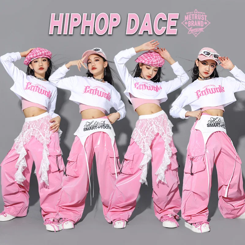 여자를위한 새로운 Kpop 재즈 댄스 의류 패션 힙합  - Street Fashion Kpop 리뷰 및 가격