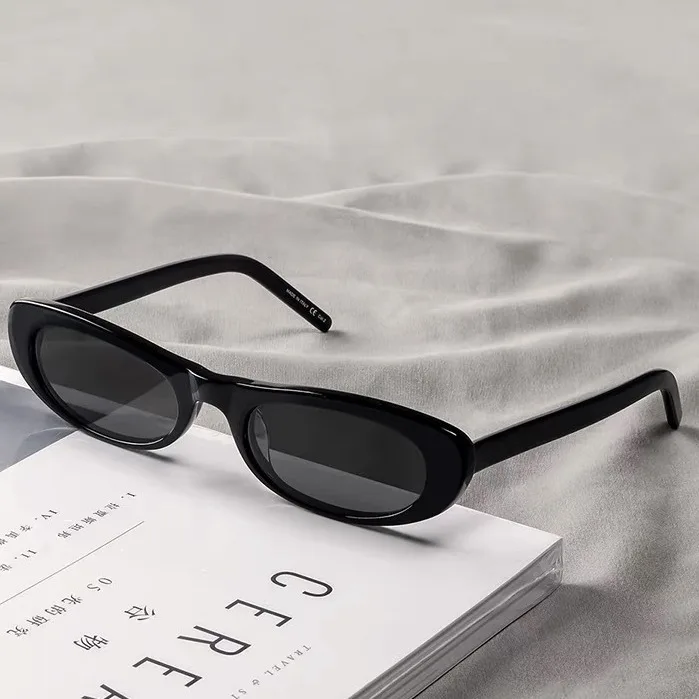 뉴 레트로 오벌 프레임 선글라스, 개성 있는 작은 프레 - Street Fashion Glasses 리뷰 및 가격