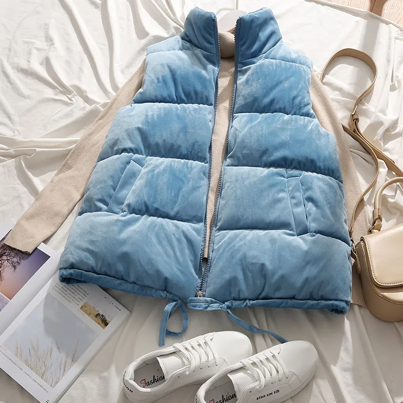 여성용 패딩 재킷 다운 코튼 조끼, 패딩 조끼, 여성용 - Puffer Vest Padded 리뷰 및 가격