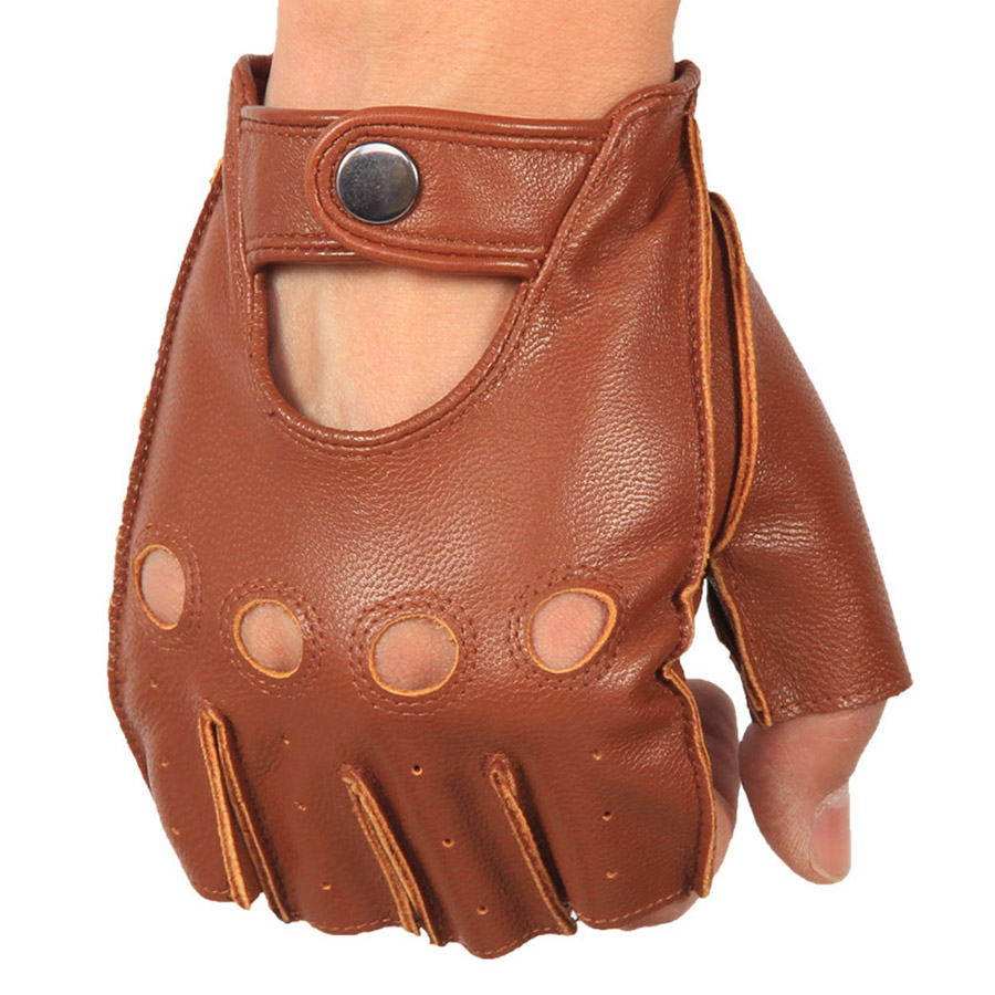 고품질 남자의 반 손가락 장갑 통기성 미끄럼 방지 피트 - Street Fashion Gloves 리뷰 및 가격