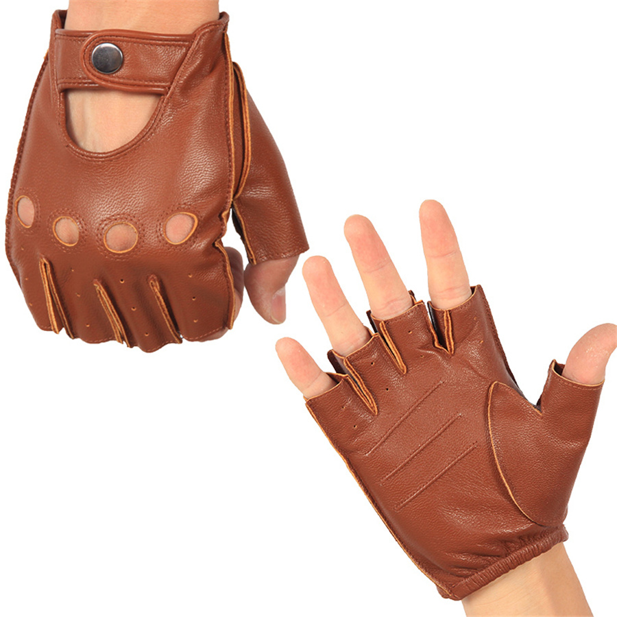 고품질 남자의 반 손가락 장갑 통기성 미끄럼 방지 피트 - Street Fashion Gloves 리뷰 및 가격
