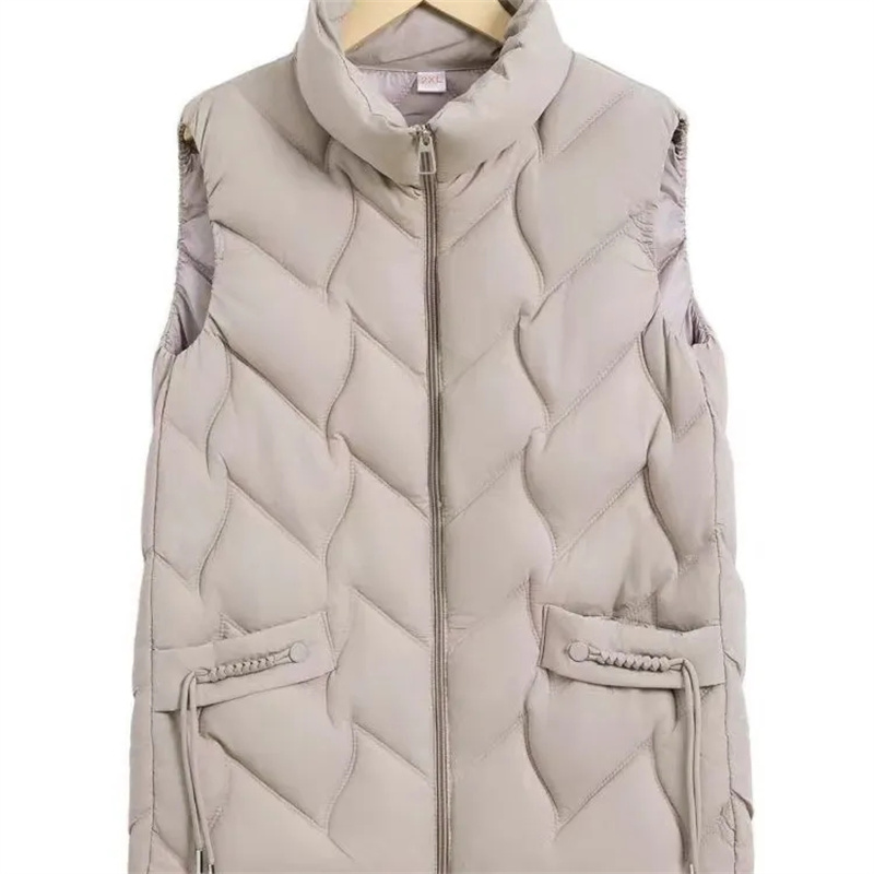 겨울 중년 여성용 솜 패딩 조끼 아우터 한국 여성용 대 - Puffer Vest Padded 리뷰 및 가격