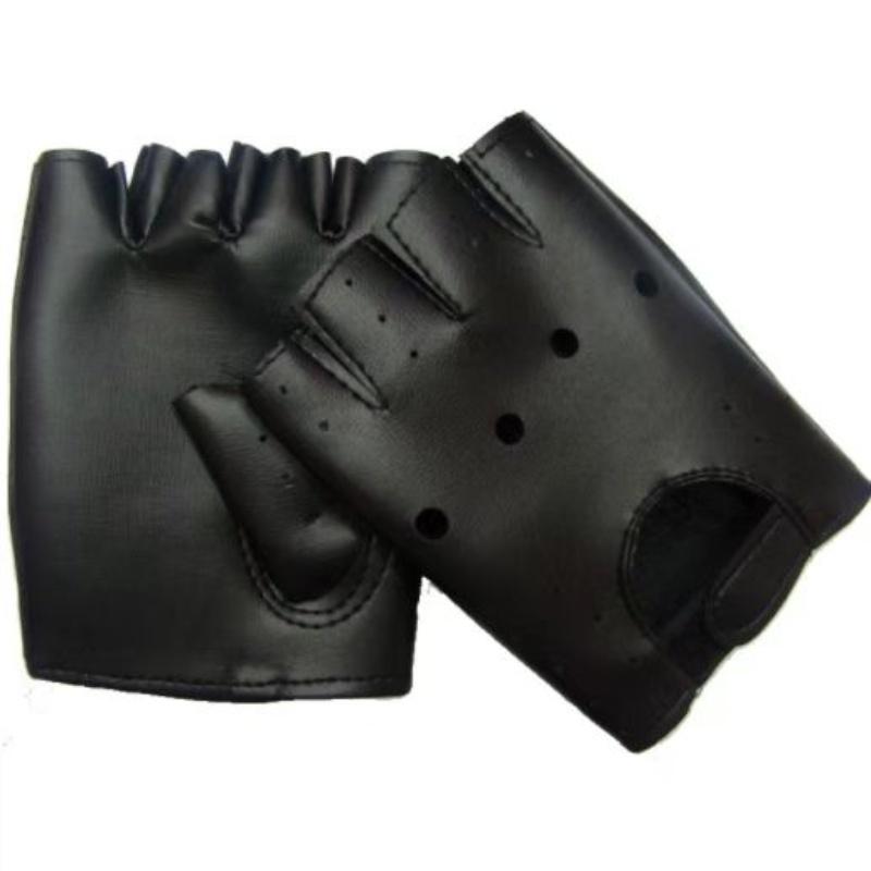 남성 유니섹스 인조 가죽 반 손가락 장갑 연극 펑크 힙 - Street Fashion Gloves 리뷰 및 가격