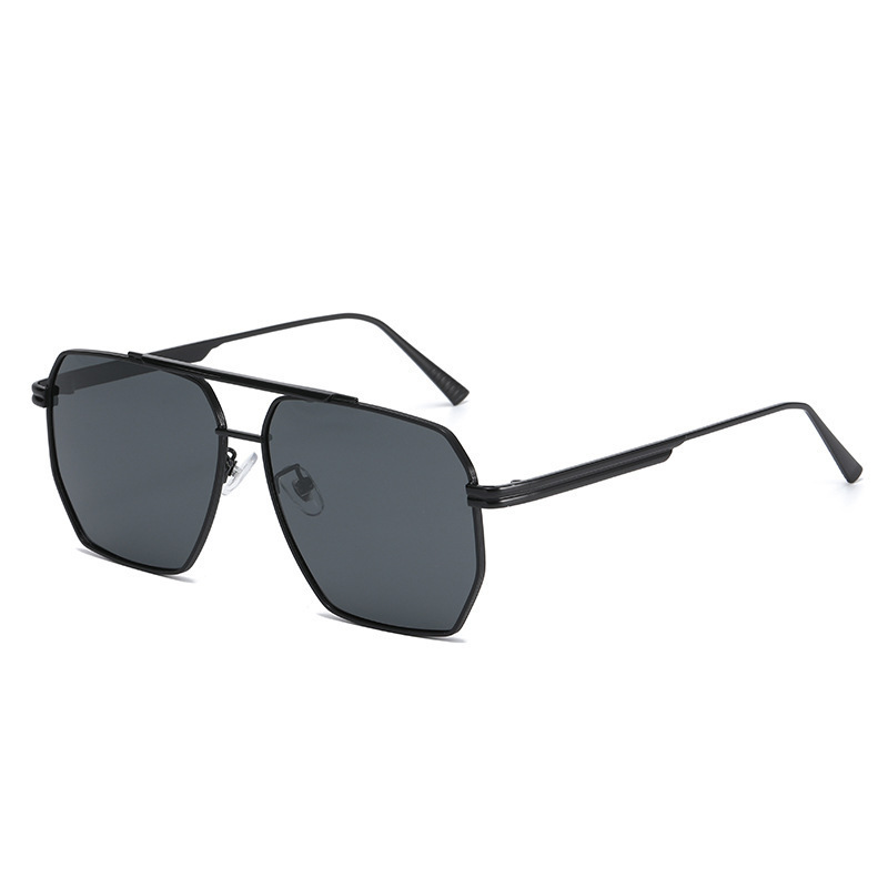 새로운 메탈 이중 빔 편광 선글라스, 유행하는 유니섹스 - Street Fashion Glasses 리뷰 및 가격