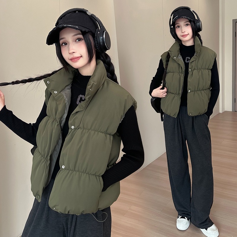 겨울 민소매 탱크탑 여성 다운 재킷 패딩 파카 코튼 패 - Puffer Vest Padded 리뷰 및 가격