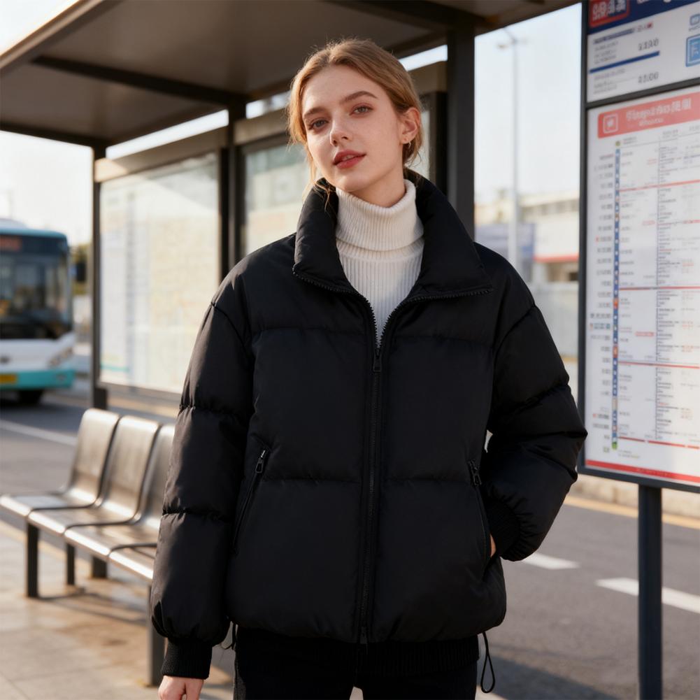 여성용 파카 코트 자켓 가을 겨울 보온 패딩 자켓 스탠 - Puffer Vest Padded 리뷰 및 가격