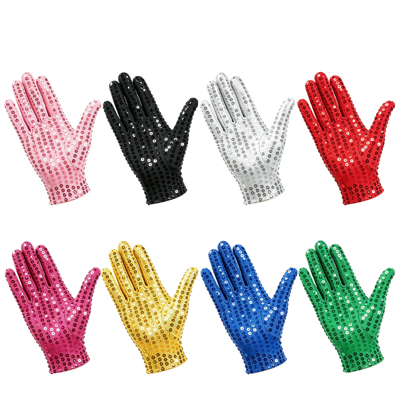 남녀 공용 축제용 스팽글 장갑, 성인용 얇은 댄스 스타 - Street Fashion Gloves 리뷰 및 가격