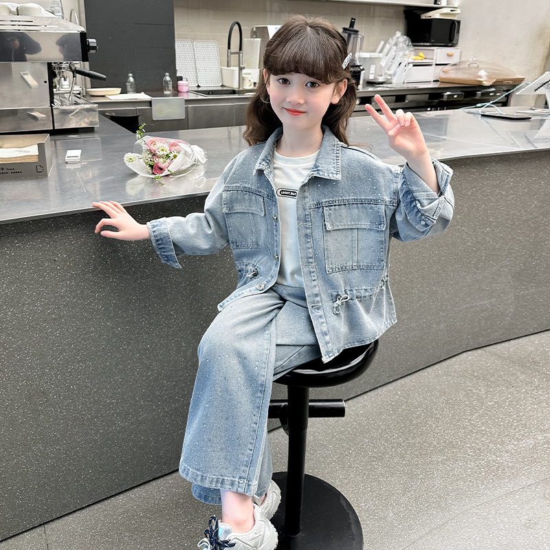 카우걸 패션 streetwear 데님 의류 세트 청바지 - Street Fashion Korean Girl 리뷰 및 가격