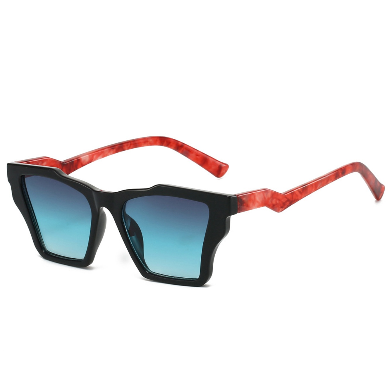 세련되고 트렌디하며 개성 넘치는, 불규칙한 디자인의 화 - Street Fashion Glasses 리뷰 및 가격
