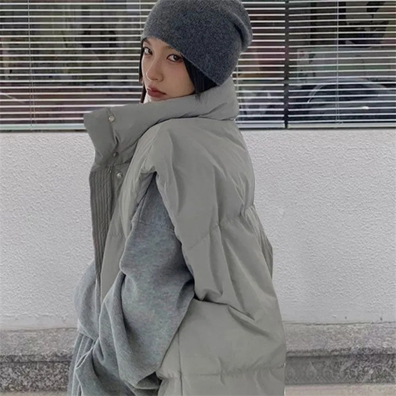 2024 새로운 한국어 겨울 자켓 패션 패딩 조끼 민소 - Puffer Vest Padded 리뷰 및 가격