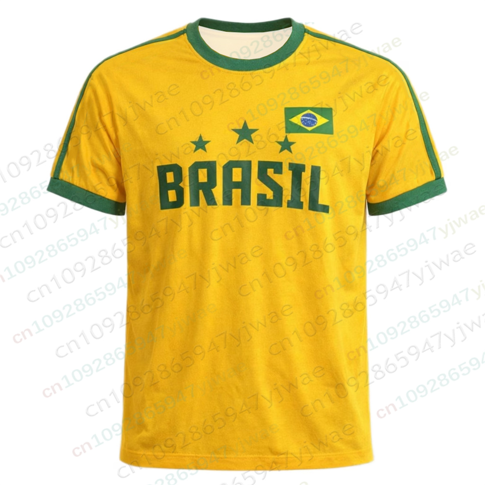 2026 브라질 축구 유니폼 노란색 녹색 통기성 좋은  - Street Fashion Brazil 리뷰 및 가격