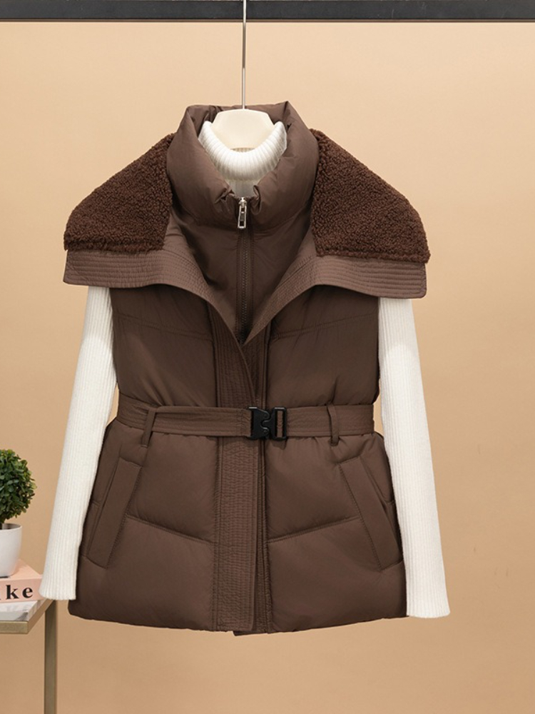 신상 여성 퀼팅 패딩 조끼 두꺼운 따뜻한 겨울 후드 코 - Puffer Vest Padded 리뷰 및 가격