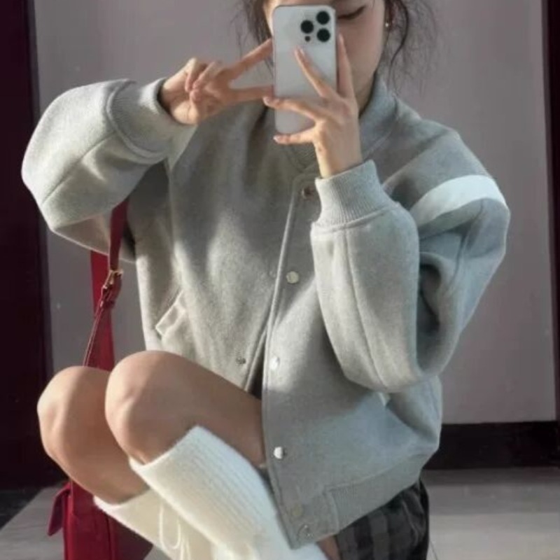 여성용 한국 스타일 재킷, 젊은 대학생 소녀, 올매치, - Street Fashion Korean Girl 리뷰 및 가격