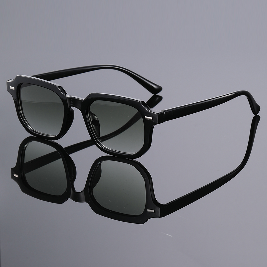 1개 남성 패션 안경 새로운 트렌디한 사각 프레임 레트 - Street Fashion Glasses 리뷰 및 가격