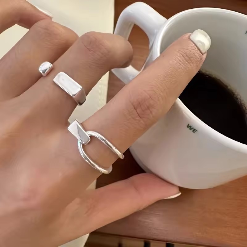VENTFILLE 925 스털링 실버 반지 INS 패션 - Street Fashion Rings 리뷰 및 가격