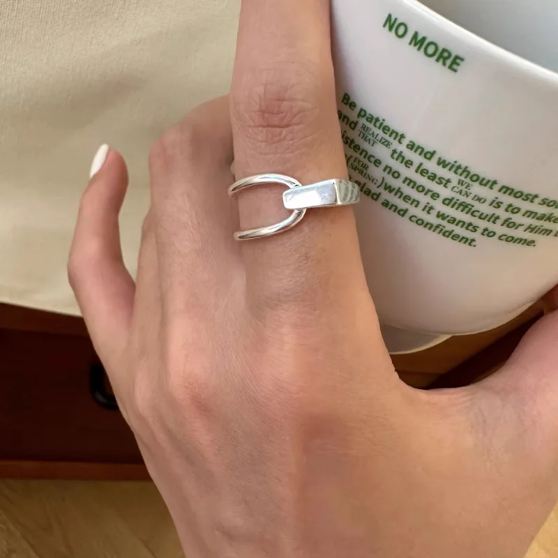 VENTFILLE 925 스털링 실버 반지 INS 패션 - Street Fashion Rings 리뷰 및 가격