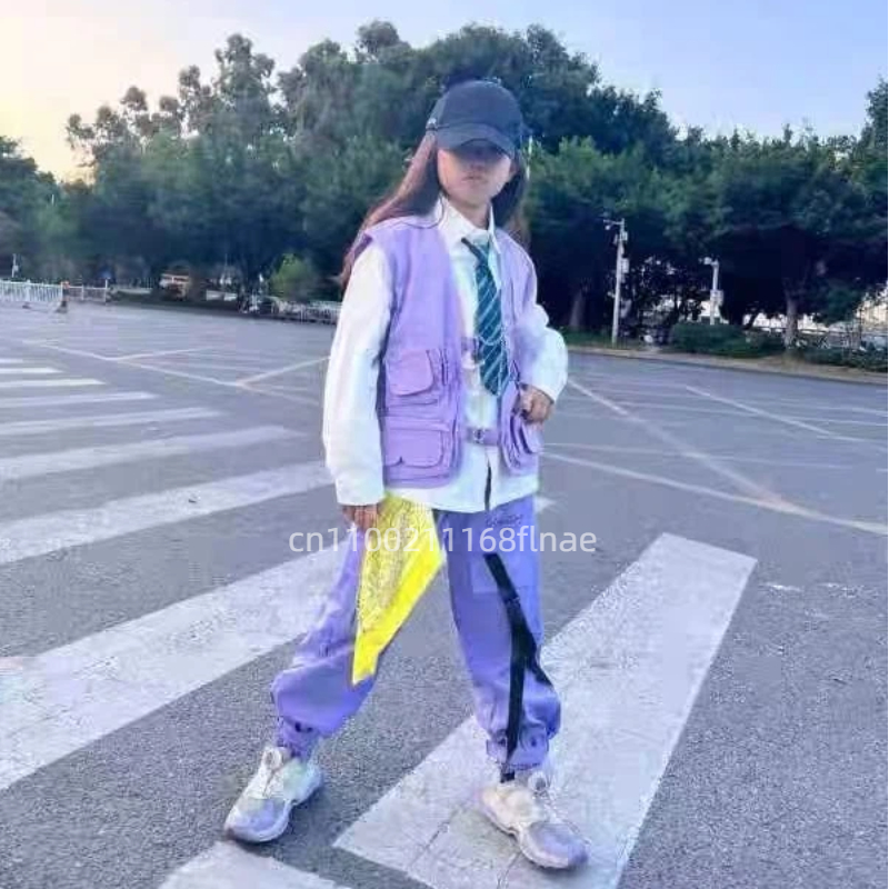 어린이 스트리트 댄스 및 힙합 공연 의상 세트, 여아  - Street Fashion For Boy 리뷰 및 가격