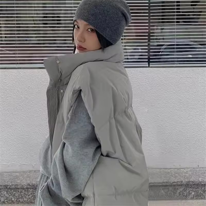 2025 새로운 한국 겨울 조끼 재킷 여성 패션 따뜻한 - Puffer Vest Padded 리뷰 및 가격