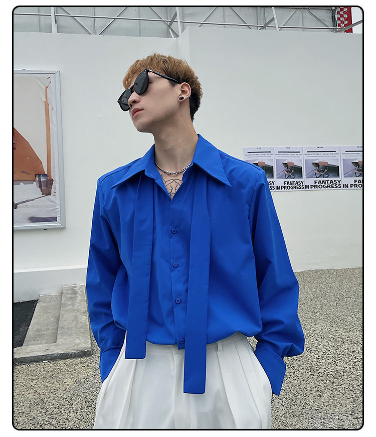 남성용 긴팔 셔츠, 한국 루즈한 작은 향기 스타일 재킷 - Street Fashion Hong Kong 리뷰 및 가격