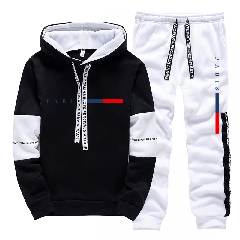 남성 세트/후드티/바지 파리 패션 가을 겨울 캐주얼 스 - Street Fashion Winter 리뷰 및 가격