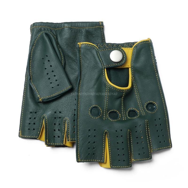 고품질 2026 새로운 하프 페이너 남성 정품 가죽 장 - Street Fashion Gloves 리뷰 및 가격