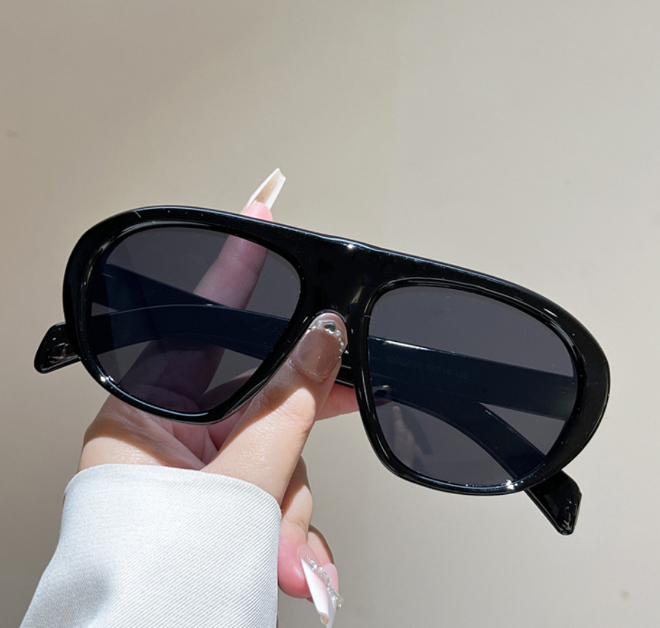 새로운 오버사이즈 파일럿 선글라스 여성 남성 빈티지 브 - Street Fashion Glasses 리뷰 및 가격