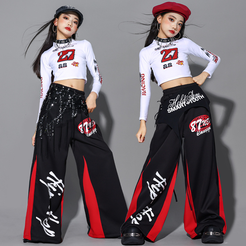2025 재즈 댄스 의상 소녀 K팝 무대 공연 의상 크 - Street Fashion Kpop 리뷰 및 가격
