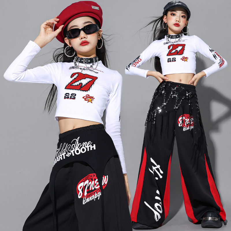 2025 재즈 댄스 의상 소녀 K팝 무대 공연 의상 크 - Street Fashion Kpop 리뷰 및 가격