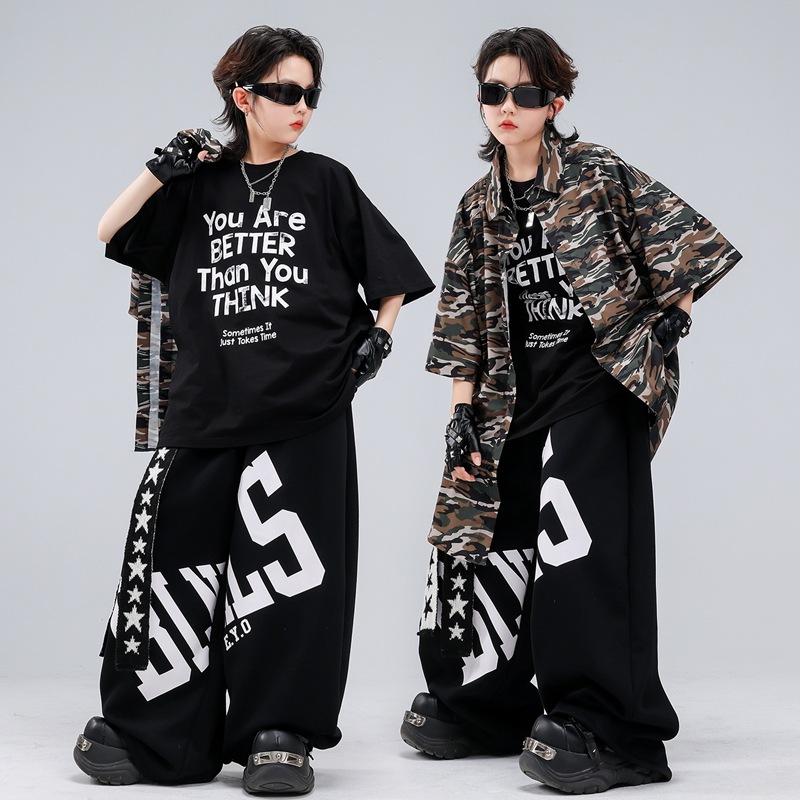 남아용 새로운 힙합 의류, 스트릿 댄스 반팔 상의, 검 - Street Fashion For Boy 리뷰 및 가격