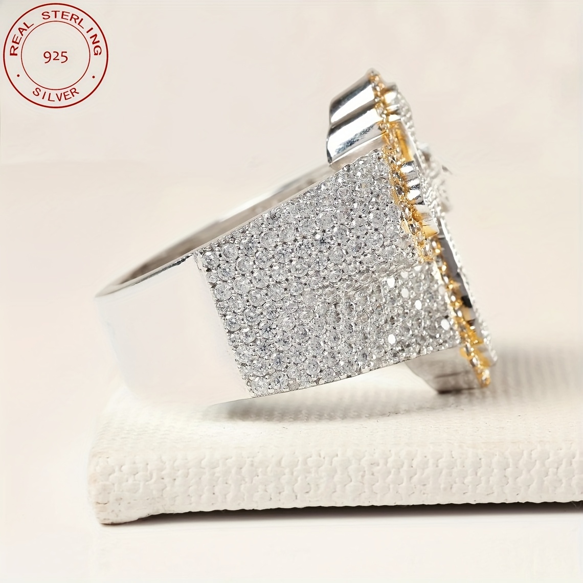2025 신상품 아이스드 아웃 크로스 링 힙합 버스트다 - Street Fashion Rings 리뷰 및 가격